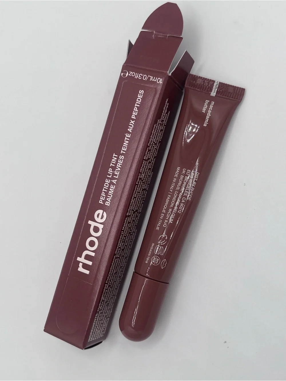 rhode Macadamia Butter Peptide Lip Tint Limited Edition shade New In Box